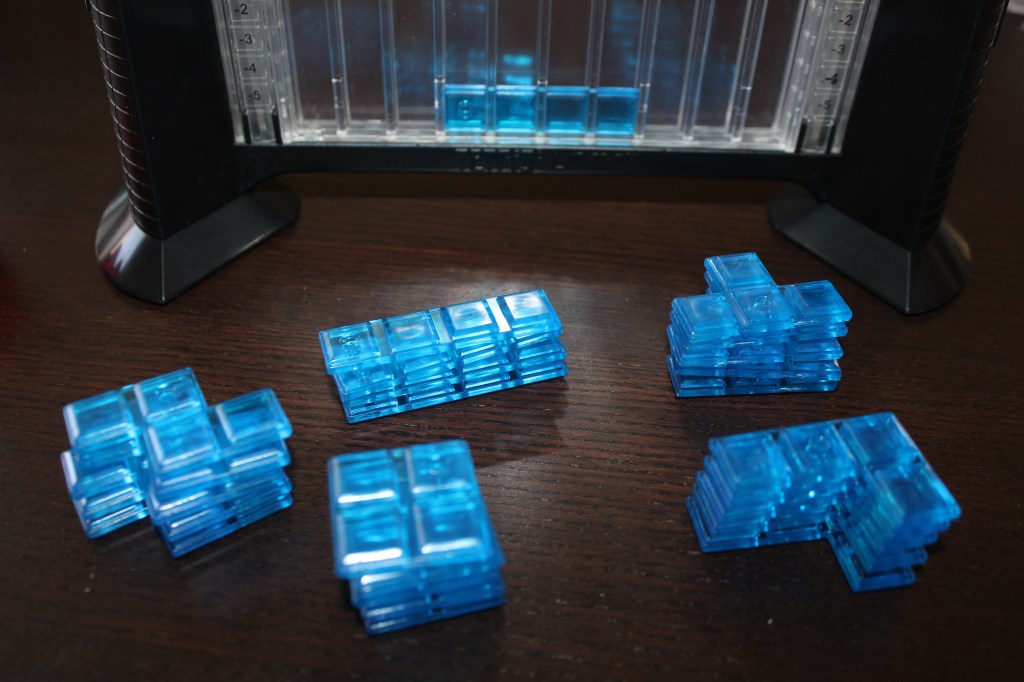 These tetrominoes are NOT very photogenic, just saying.