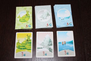 Panorama cards with achievements