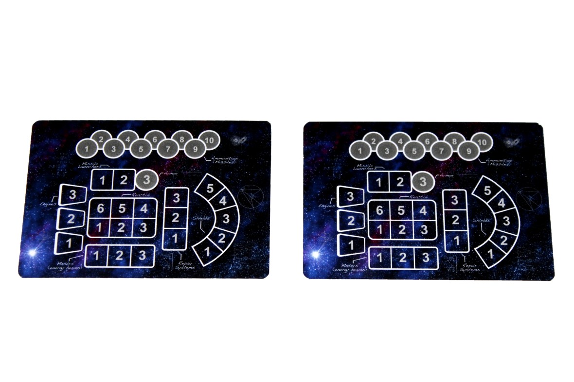 Stellar Armada - Skirmish Ship Cards