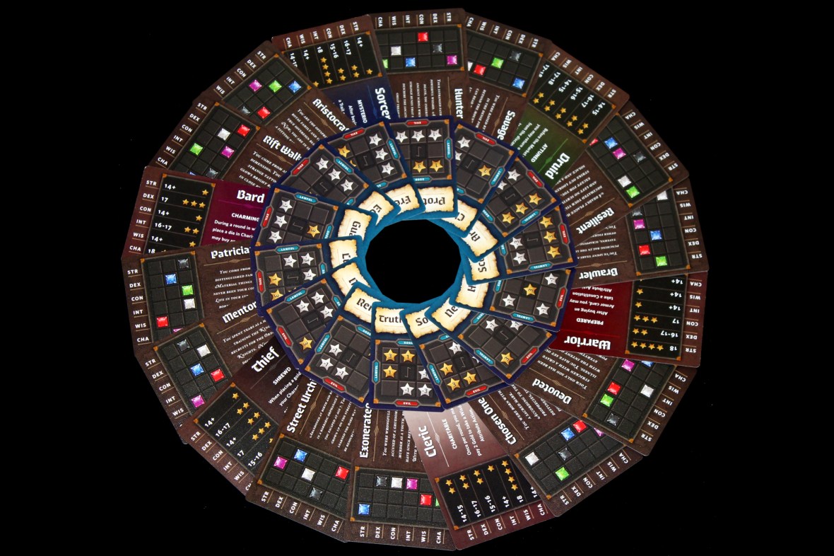 Alignment + Class + Backstory Cards