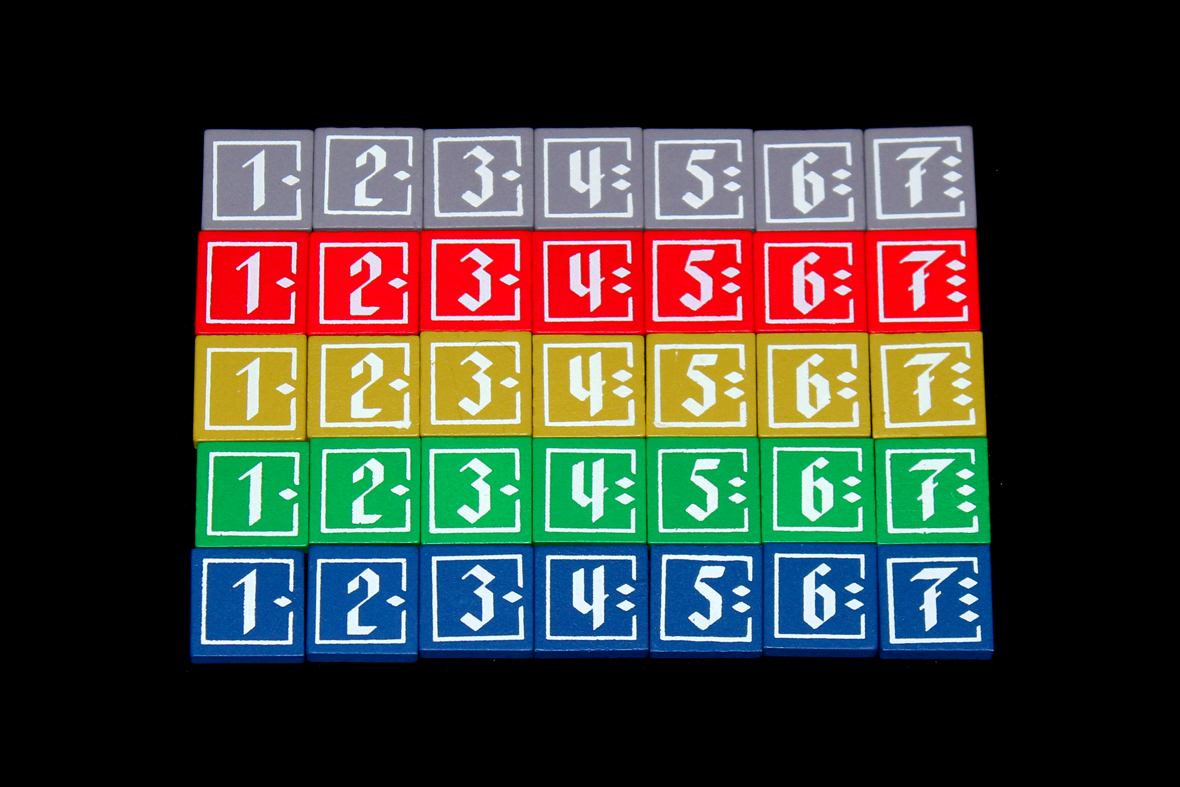 Player Number Trackers - All Colors