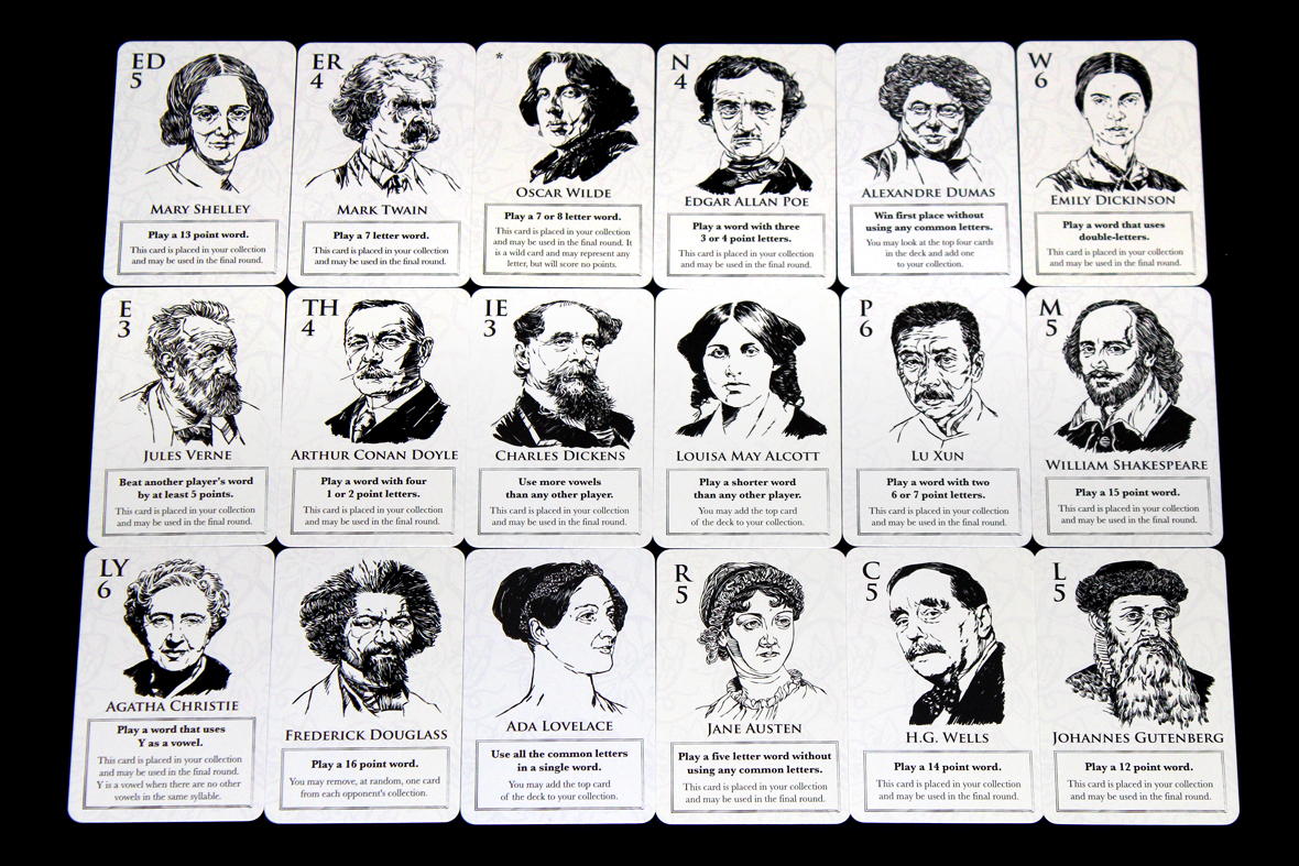 Author Challenge Cards