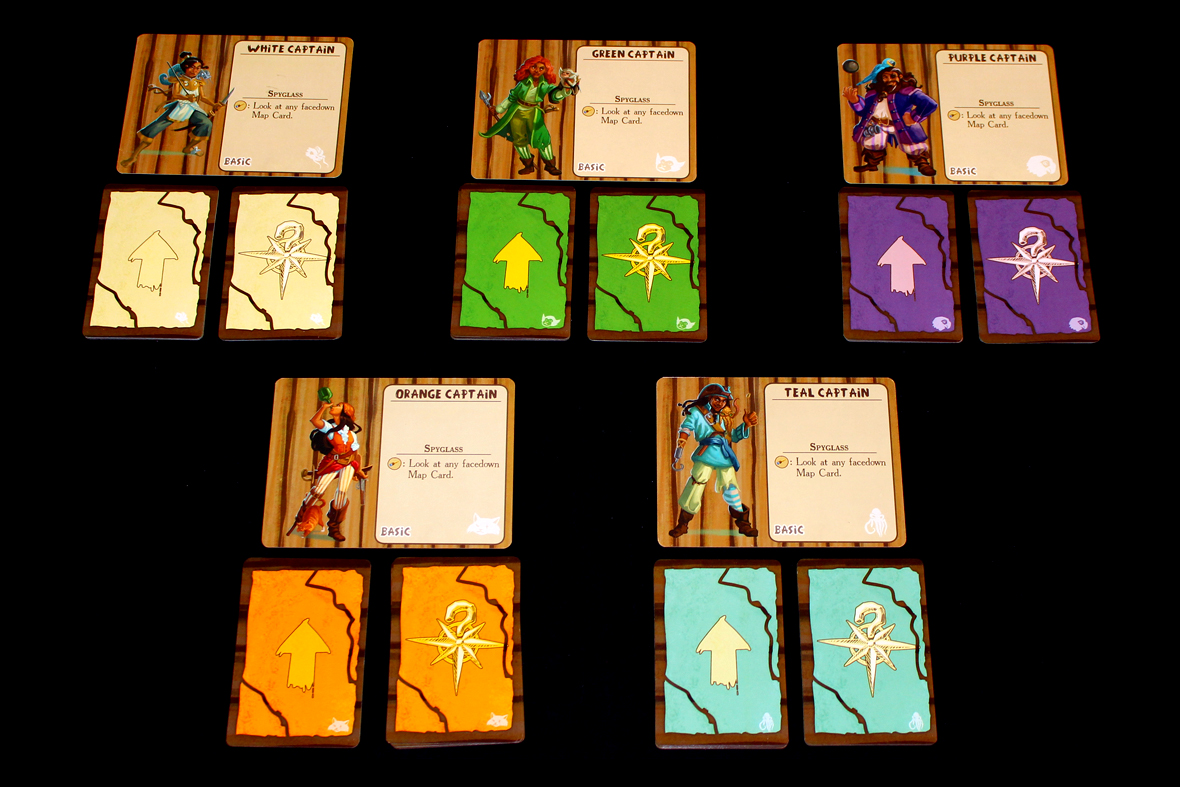 Basic Captains + Map Cards