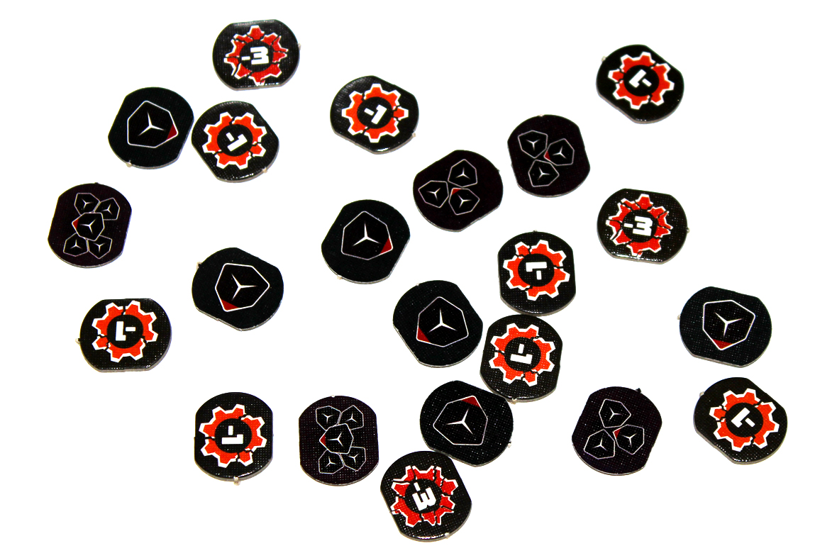 Damage and Energy Drain Tokens