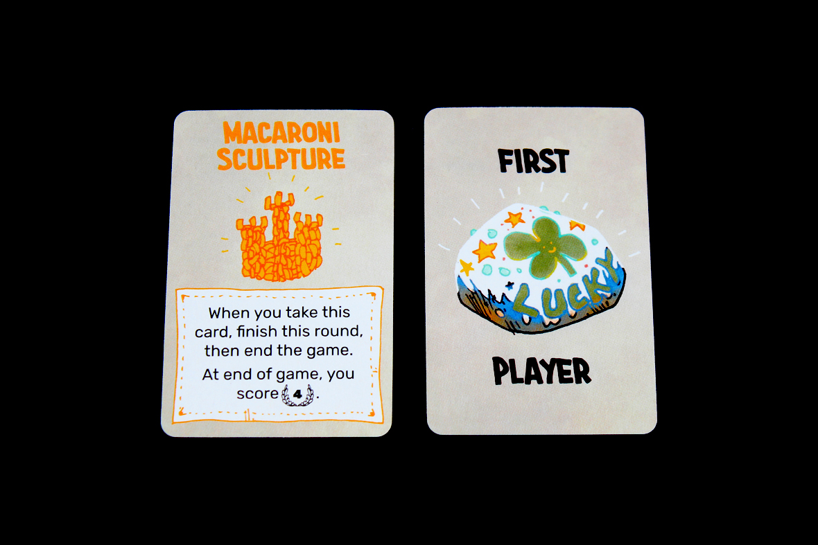 First Player and Macaroni Sculpture