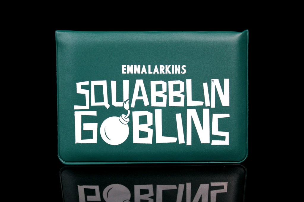 The box of the game 'Squabblin Goblins' featuring a colorful design with the title prominently displayed.